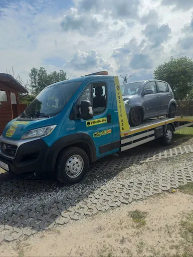 LECE Pomoc Drogowa Autolaweta Częstochowa Kłobuck Laweta Transport Samochodów 24h Śląsk Dowóz Paliwa Odpalanie samochodów